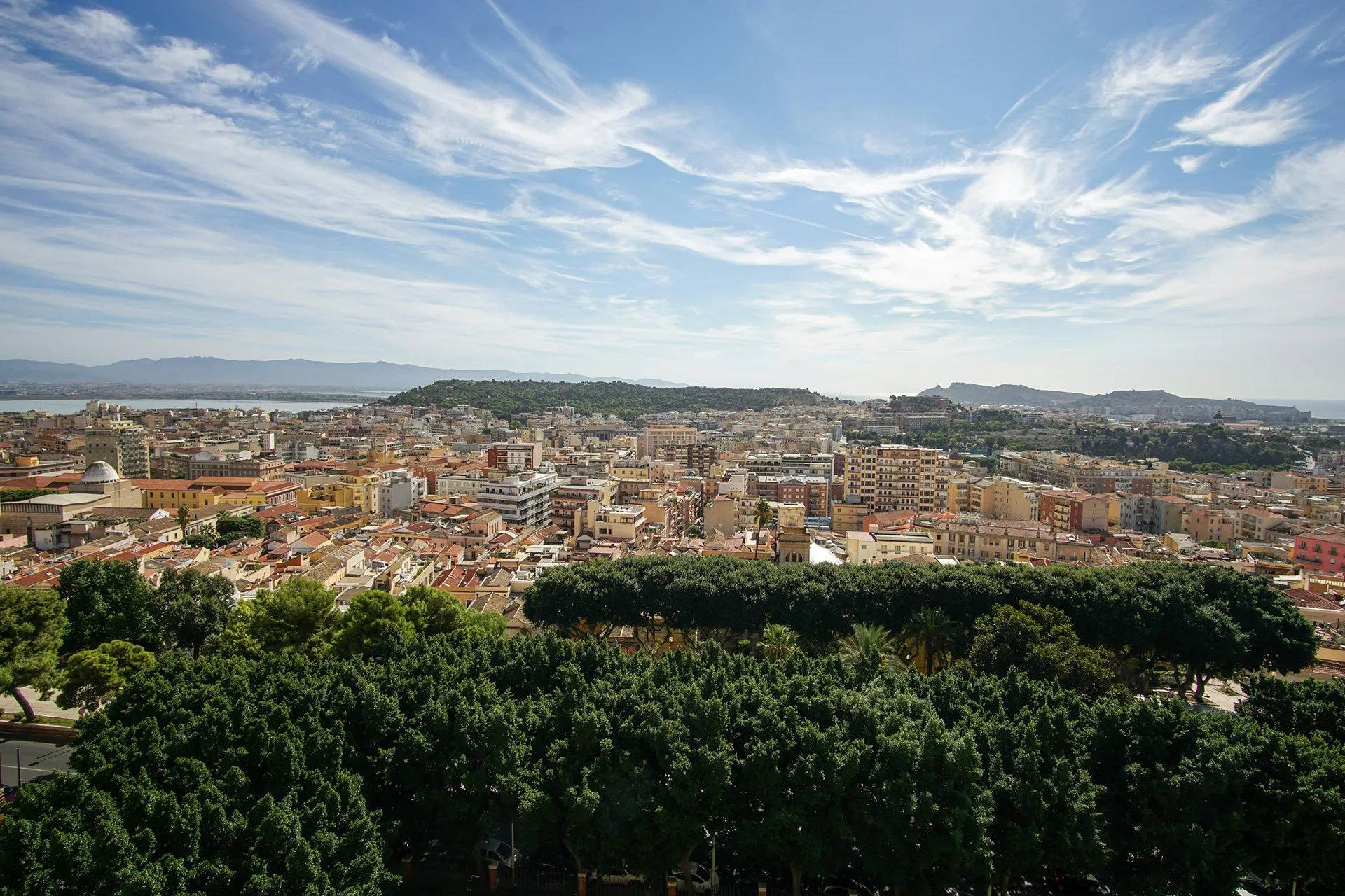 Panorama della città di Cagliari