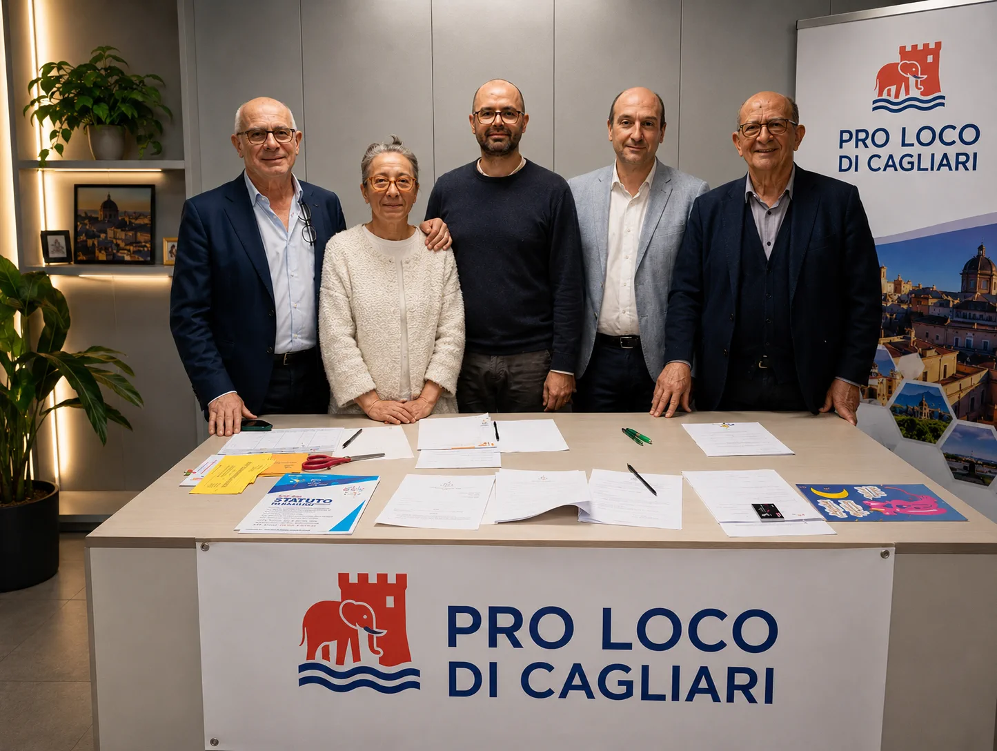 Il direttivo 2026 della Pro Loco di Cagliari