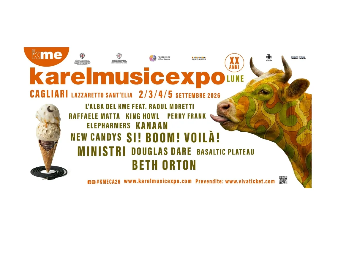 Locandina della ventesima edizione del Karel Music Expo a Cagliari