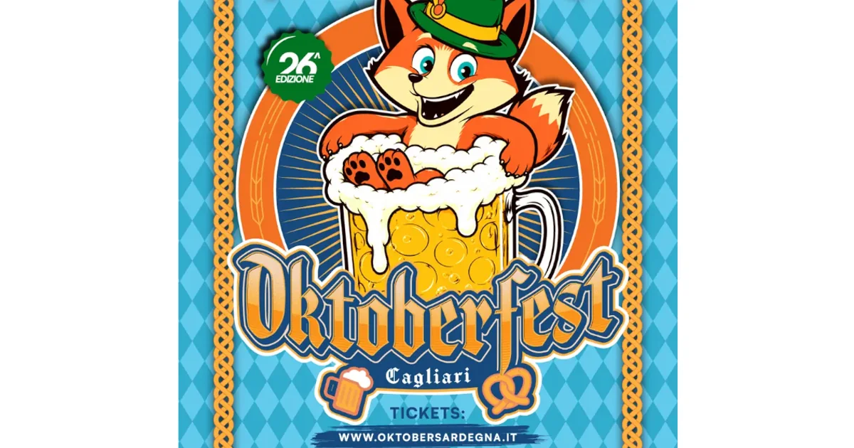 Locandina dell’Oktoberfest Cagliari 2026