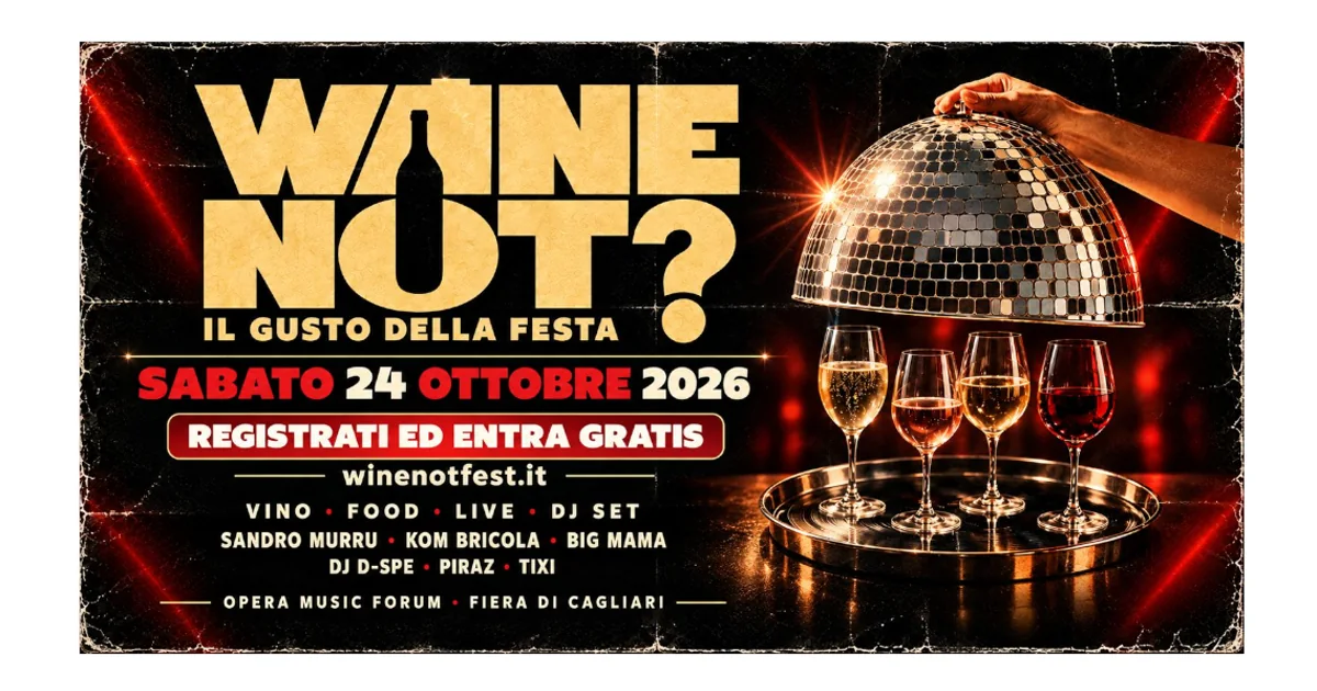 Locandina del Wine Not Festival 2026